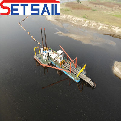 Hydraulische besturing Dieselmotor 24 inch Cutter Zuigdrager voor droogdiepte van 20 m