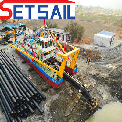 24 inch Cutter Suction Mud Dredger met pakket Grootte 1800.00cm * 380.00cm * 200.00cm