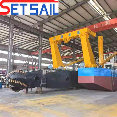 24 inch Cutter Suction Mud Dredger met pakket Grootte 1800.00cm * 380.00cm * 200.00cm