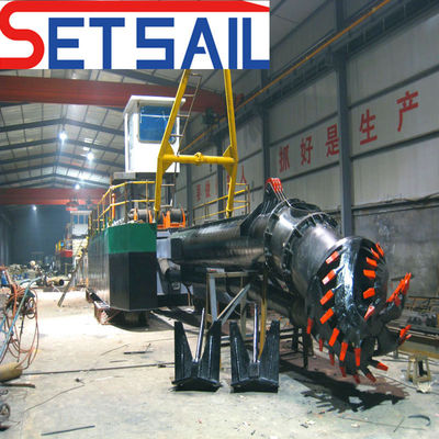 US Waterstroom 4000m3 Cutter Suction Dredger met geluidsdieptemeter en prestaties