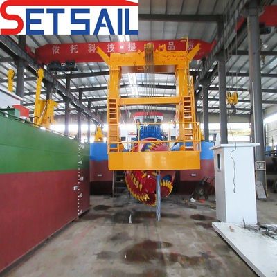 Rivier Dredging 24 inch Sand Dredger met een capaciteit van 1100 kubieke meter Dredging diepte 20m