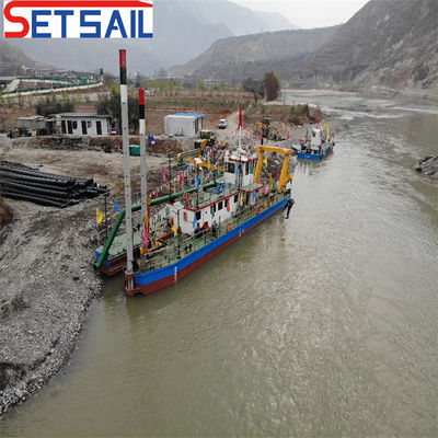 1100 kubieke meter hydraulische snijmachine zuigersanddredger met Rexroth-besturingssysteem