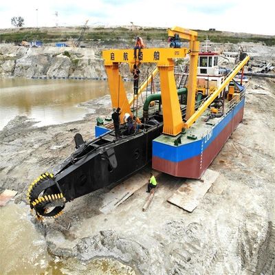 1100 kubieke meter hydraulische snijmachine zuigersanddredger met Rexroth-besturingssysteem