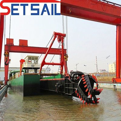 650 mm zuigbuisdiameter Hydraulische snijmachine Dredger voor het extraheren van zand uit reservoirs