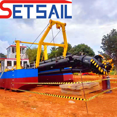 Vervaardiging 24 inch Rivier Sand Dredger Maximale afvoer afstand 2000m-6000m zonder