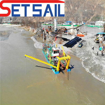 24 Inch Cutter Suction Sand Dredger De essentiële uitrusting voor rivierzandwinning