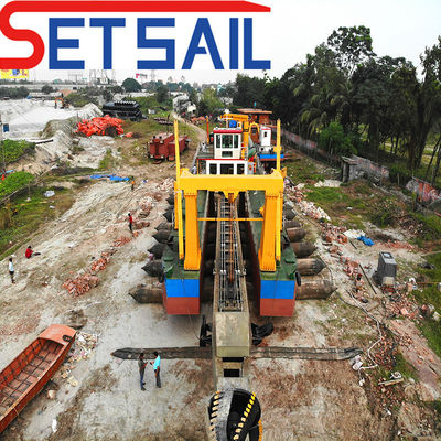 24 Inch Cutter Suction Dredger voor Maleisië Dredging Diepte 20m 30 dagen Terugkeerbeleid