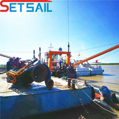24 inch Cutter Zuigdredger met 9,3 m totale breedte en 500 mm ontladingspijpdiameter