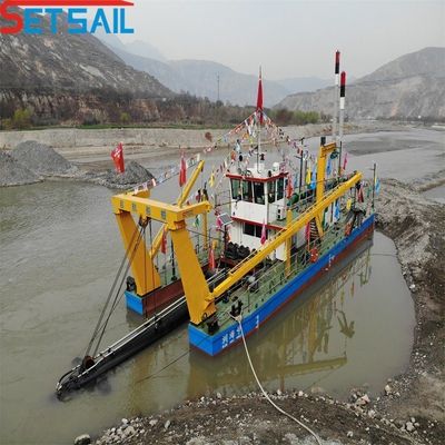 41m totale lengte hydraulische motor cutter zuigsel modder bagger met Cummins dieselmotor