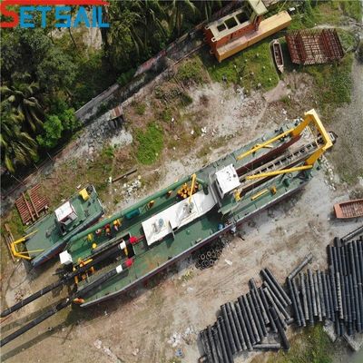 41m totale lengte hydraulische motor cutter zuigsel modder bagger met Cummins dieselmotor