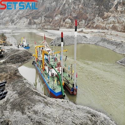 1100m3 capaciteit 24 inch Cutter Suction River Sand Dredger met 30 dagen terugbetaling beleid