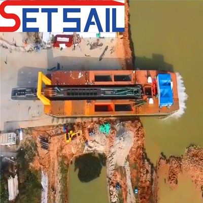 Cummins Diesel motor aangedreven 24 inch Cutter Zuigdroging Machinery voor rivier zand modder