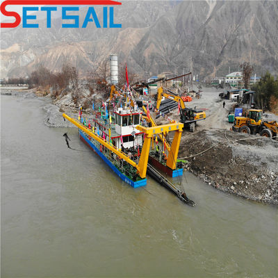 1100m3 capaciteit Siemens PLC River Sand Dredger Schip voor uw zandproductiebehoeften