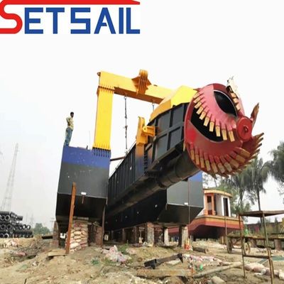 24 inch Cutter Suction River Sand Dredger met US Hydrocyclone Pump en Diesel Engine