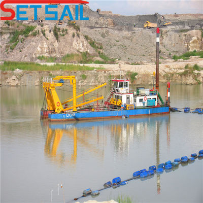 Rivier Lake Port Reservoir Inland Waterway Cutter Zuigdrager In Malaysia