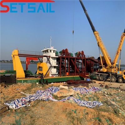 ISO Gold Cutter Suction Dredger Dredging Machine met levenslange naverkoopservice