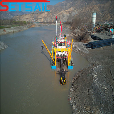 Submersible Cutter Sand Suction Dredger met 6000 kubieke meter per uur waterstroom