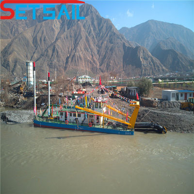 Submersible Cutter Sand Suction Dredger met 6000 kubieke meter per uur waterstroom