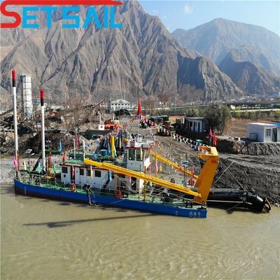 Submersible Cutter Sand Suction Dredger met 6000 kubieke meter per uur waterstroom