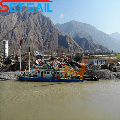 Submersible Cutter Sand Suction Dredger met 6000 kubieke meter per uur waterstroom