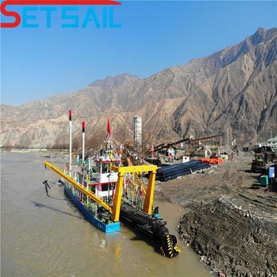 Submersible Cutter Sand Suction Dredger met 6000 kubieke meter per uur waterstroom