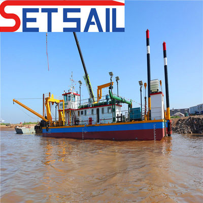 18 inch Diesel Cutter Zuigdredger 3500 M3/Hr Dredging Machine met komine motor