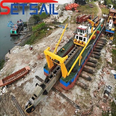 Hydraulische zandmijnmachine Zuigdredger Schip met hydrocyclone cyclone type