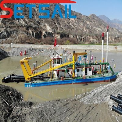 1200 kubieke meter per uur snijmachine zuigmachine rivier zand bagger voor binnenwateren rivier