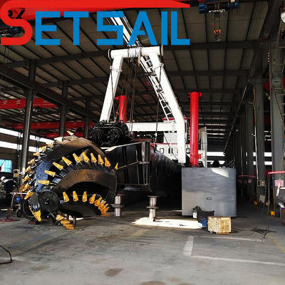 500-2000m ontladingsafstand CTS slot type Hydraulisch systeem 24 inch Cutter Zuigdrager