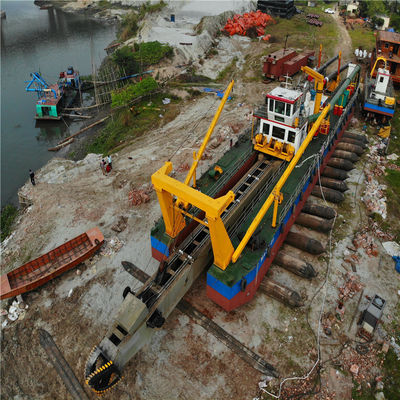 Dredging Project Solution Customized Cutter Suction Dredger met een dredgingdiepte van 4m-25m