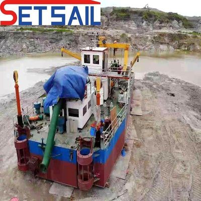 20 inch Cutter Suction Dredger met Booster Station en 1000m3/h Capaciteit QHCSD-197