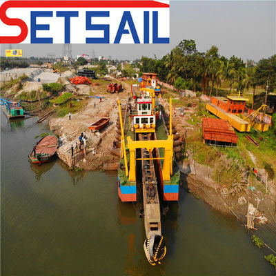 QHCSD-186 20 inch Cutter Suction Dredger met Booster Station en betaalbare verzending