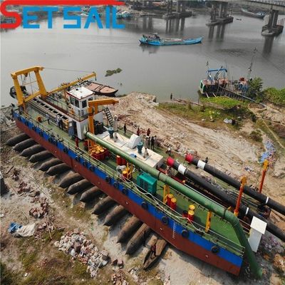 39 m totale lengte 20 inch waterstroom 5000m3 Cutter zuigdrager met dieselmotor
