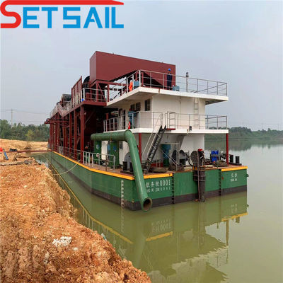 39 m totale lengte 20 inch waterstroom 5000m3 Cutter zuigdrager met dieselmotor