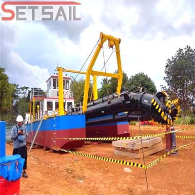 Hoge capaciteit 38m Cutter Zuigdrager voor 2 kilometer maximale ontladingsafstand