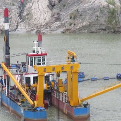 15 meter Maximale baggerdiepte Hydrocyclone Cutter Zuigersandbagger voor de rivier
