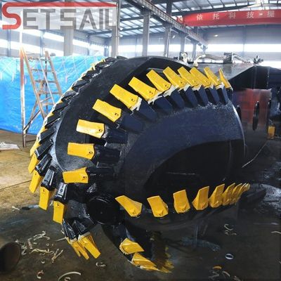 700m3 capaciteit 18 inch Cutter Zuigdraagmachine met 38m totale lengte PLC Siemens systeem