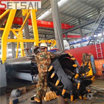 15 m Baggerdiepte 3000 m3 Waterstroom Aanvankelijke betaling 18 inch Cutter Zuigbagger