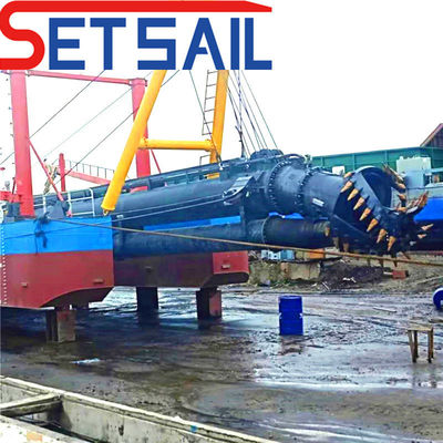 18 inch Cutter Suction Sand Dredger met aangepaste dieselmotor en pompuitrusting