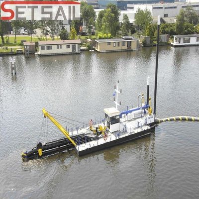 Rivier zandmaaier Zuigdredger met hydraulische motor Set Zeilen US Currency