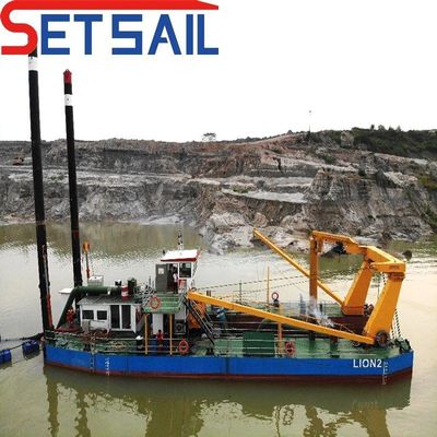 Op maat gemaakte dieselmotor hydraulische snijmachine Zuigrivier bagger voor Hurbour generator