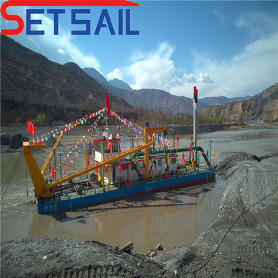 Op maat gemaakte dieselmotor hydraulische snijmachine Zuigrivier bagger voor Hurbour generator
