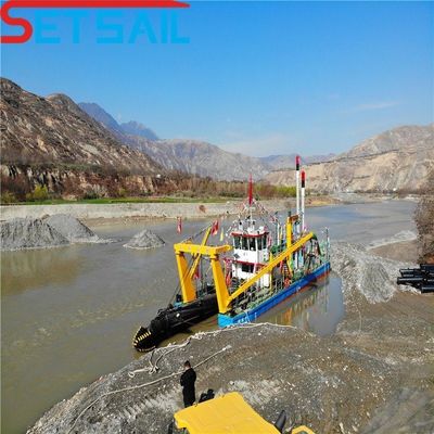 US Currency aangepaste hydraulische zanddredger met Caterpillar dieselmotor 180 T gewicht
