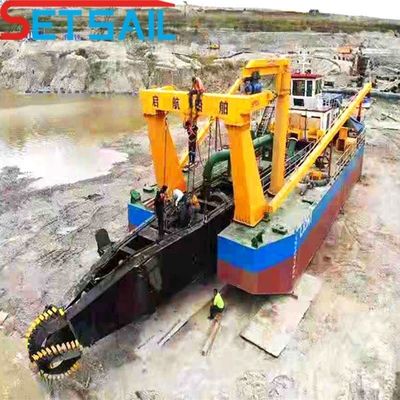 Totaalgewicht 28-1000t 12 inch dieselmotor snijmachine zuigdrogmachine voor zand