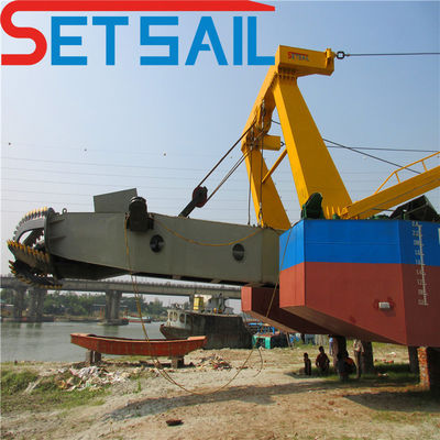 230000.000kg Stock Cutter Suction Dredger met dieselmotor en 15m baggerdiepte