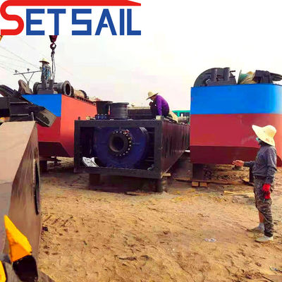 Totale hoogte 2,2 m Dieselmotor Waterstroom 5000m3 Snipper Zuigdrager met hydraulische