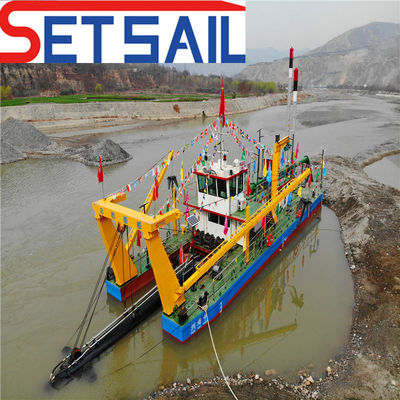 Op maat gemaakte 900m3 Cutter Suction Dredger met 170kw Cutter Head Power en 4500m3 Water Flow