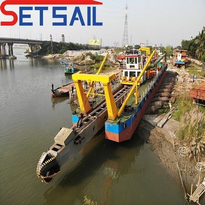 6 mm-20 mm zijdeklaagdikte snijmachine Zuigdrager voor zand in Sea Port Lake