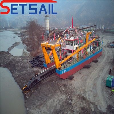 6 mm-20 mm zijdeklaagdikte snijmachine Zuigdrager voor zand in Sea Port Lake