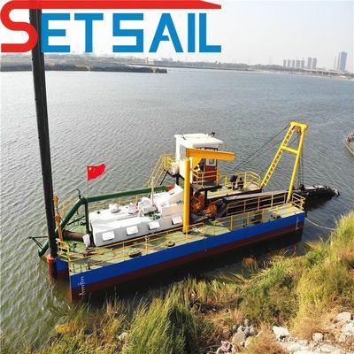 16m Dredging Diepte 298kw Hulpmotor Power Cutter Zuigmodder